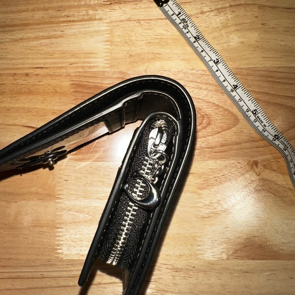 Coach Brown Wallet with Purple and Orange Floral Design - Picture 6 of 7